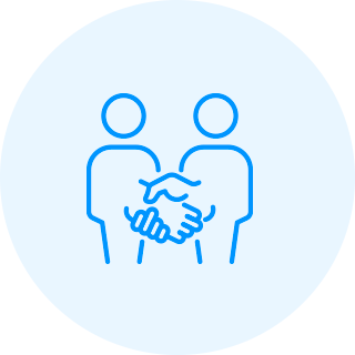 握手のアイコン