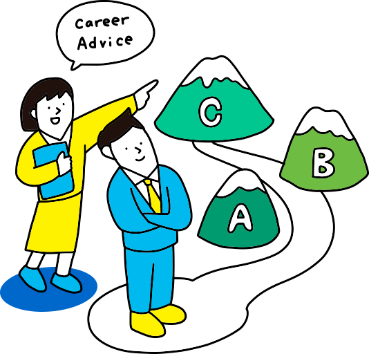 男性と女性のイラスト