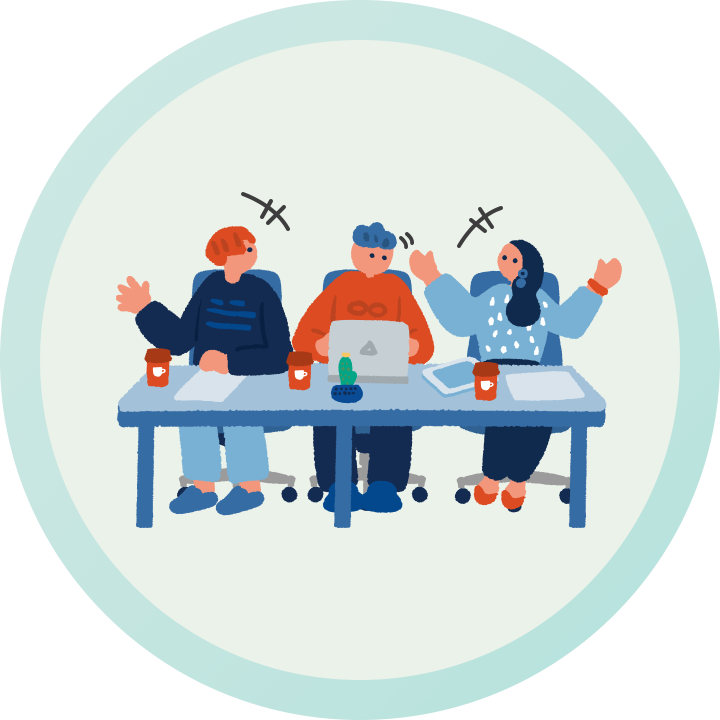 仲間と切磋琢磨しながら、自分のペースで成長できる